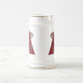 Chope À Bière Monogramme celtique A d'initiale de lettre de (Centre)