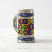 Chope À Bière motif de cercles (Devant gauche)
