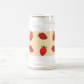 Chope À Bière Motif de fraises pour les fruits à l'été bonnes vi (Centre)
