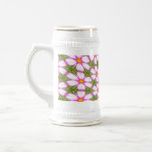 Chope À Bière Motif Fleurs Cosmos (Gauche)