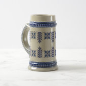 Chope À Bière Motif traditionnel, Motif traditionnel roumain T-S (Devant gauche)