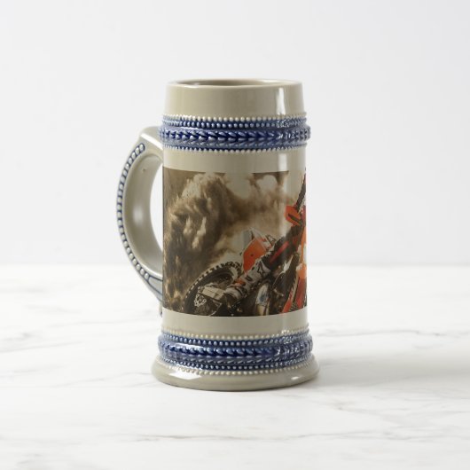 Chope À Bière Motocross Rider (Devant gauche)