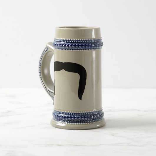 Chope À Bière Moustache en fer à cheval (Devant gauche)