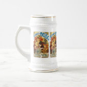 Chope À Bière Mucha - Bières de la Meuse (Gauche)