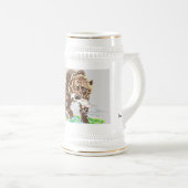 Chope À Bière Mug/Ours grizzli (Devant droit)