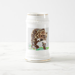 Chope À Bière Mug/Ours grizzli