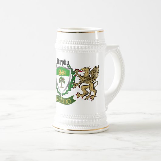 Chope À Bière Murphy Irish Shield (Devant droit)