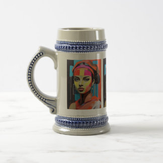 Chope À Bière Muse in Color - Art Beer Stein