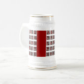 Chope À Bière Musique Alphabet (Devant gauche)