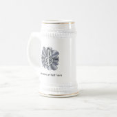 Chope À Bière Musique Clef Argent (Devant gauche)