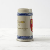 Chope À Bière Musique Parsons Family Shield (Centre)