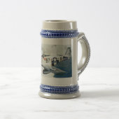 CHOPE À BIÈRE MUSTANG P-51 (Devant droit)