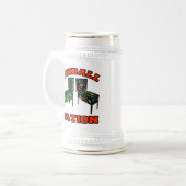 Chope À Bière Nation de flipper (Devant gauche)