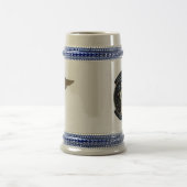Chope À Bière NAVAIR 0966 Stein avec des ailes d'aviateur (Centre)