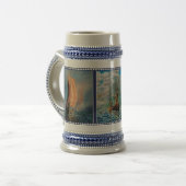 Chope À Bière Navigation de bateau de Viking, brouillard de mer, (Devant gauche)