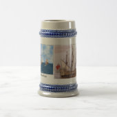 Chope À Bière Navire de guerre britannique Anantomy Stein (Centre)
