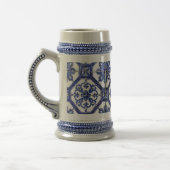 Chope À Bière “Navy Blue Mosaic” (Gauche)