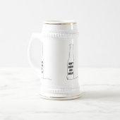 Chope À Bière Ne Buvez pas et Dessinez (Devant gauche)