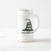 Chope À Bière Ne marchez pas sur moi Stein (Devant droit)