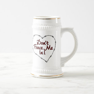 Chope À Bière Ne me clôturez pas Stein