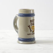 Chope À Bière "Né pour être papa - Joyeux anniversaire !" (Devant gauche)