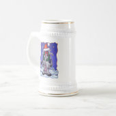 Chope À Bière Noël à la vache (Devant gauche)