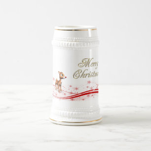 Chope À Bière Noël à l'inné de caricature