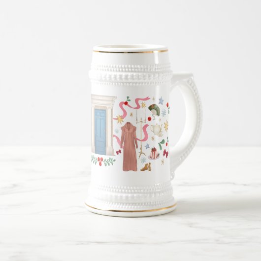 Chope À Bière Noël à Randalls (Devant droit)