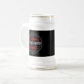 Chope À Bière Noël commence avec le Christ-65772 (Devant gauche)
