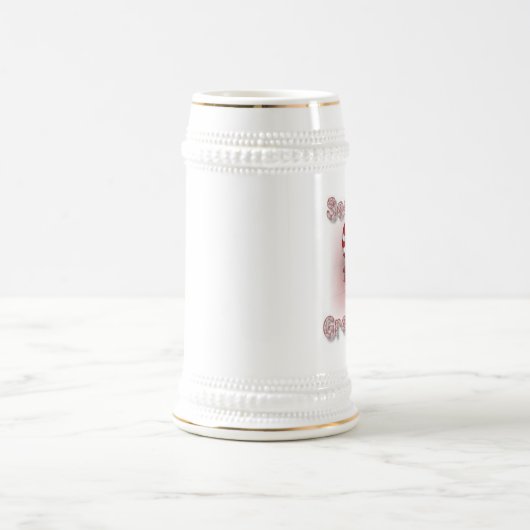 Chope À Bière Noël de "Joyeuses Fêtes" (Centre)