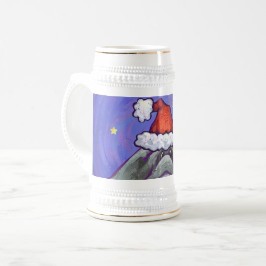 Chope À Bière Noël des éléphants (Devant gauche)