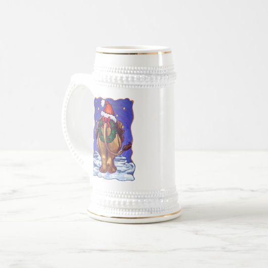 Chope À Bière Noël du lion (Devant gauche)