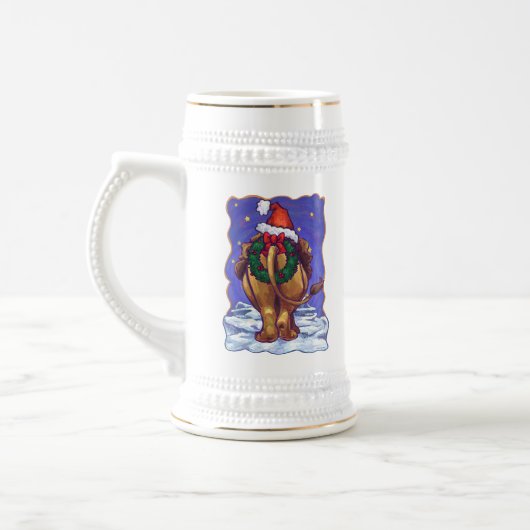 Chope À Bière Noël du lion (Gauche)