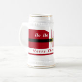 Chope À Bière Noël - Père Noël - Cadeau Pour Vous - Salutations  (Devant gauche)