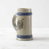 Chope À Bière Noeud serpent [noir] (Devant gauche)
