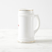 Chope À Bière Nom de famille de Bergman (Devant droit)