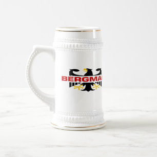 Chope À Bière Nom de famille de Bergman