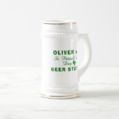 Chope À Bière Nom du trèfle vert de la Saint-Patrick (Devant droit)