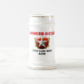 Chope À Bière Nom/rang faits sur commande (Centre)
