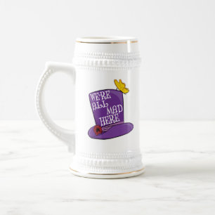 Chope À Bière Nous sommes tous fous ici - Mad Hatter Casquette
