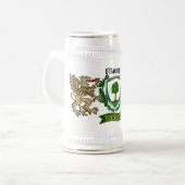 Chope À Bière O. Flannagan/Flannagan Irish Shield Beer Stein (Devant gauche)