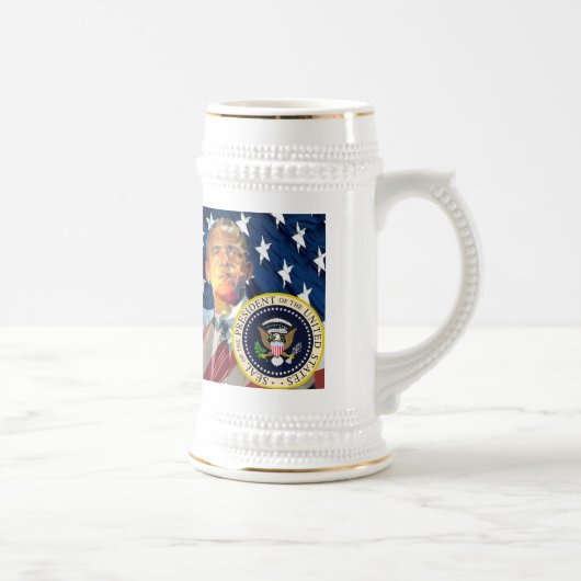 Chope À Bière Obama Stein (Droite)