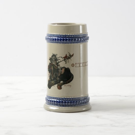 Chope À Bière Obscurité une grand Stein (Centre)