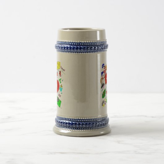 Chope À Bière Ode to Five Stein (Centre)