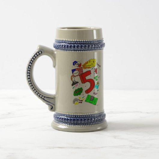 Chope À Bière Ode to Five Stein (Gauche)