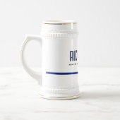 Chope À Bière Officier de police de ligne mince (Gauche)