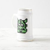 Chope À Bière Ogre de pixels (Devant gauche)