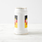 Chope À Bière Oktoberfest Octoberfest drapeau allemand (Centre)