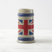 Chope À Bière Original cross-stitch design Union Jack (Centre)
