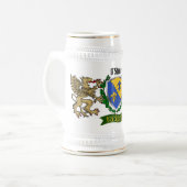 Chope À Bière O'Shee/Shea Irish Shield Beer Stein (Devant gauche)
